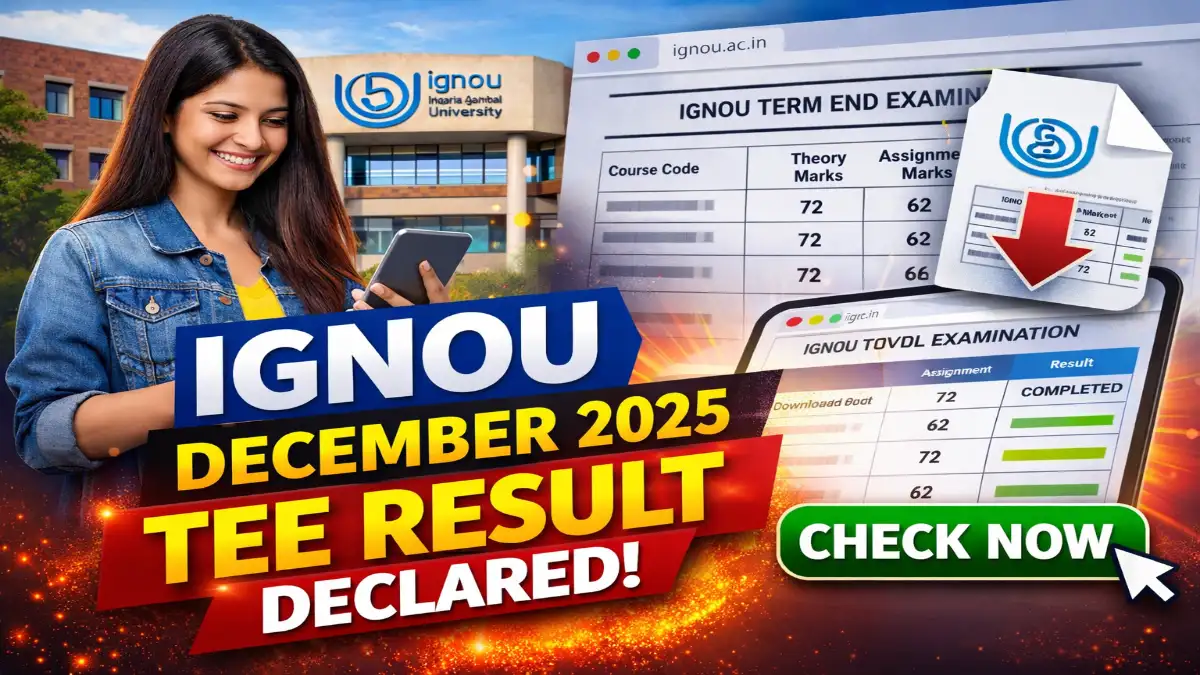 IGNOU December 2025 TEE Result
