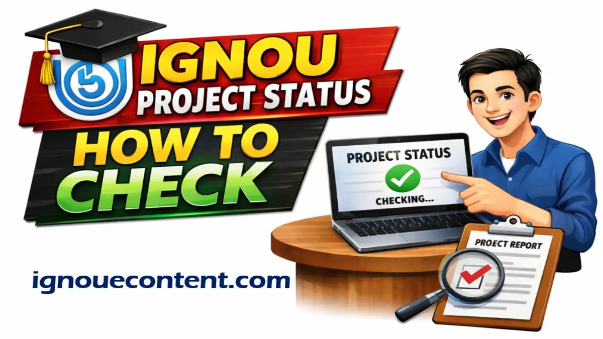 ignou project status