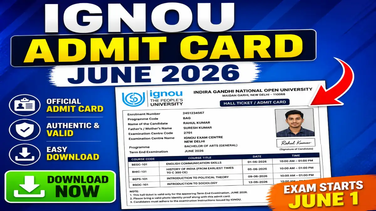 ignou hall ticket,