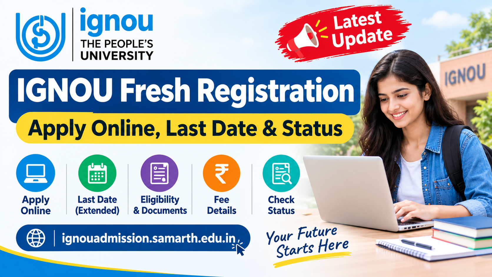 IGNOU Fresh Admission